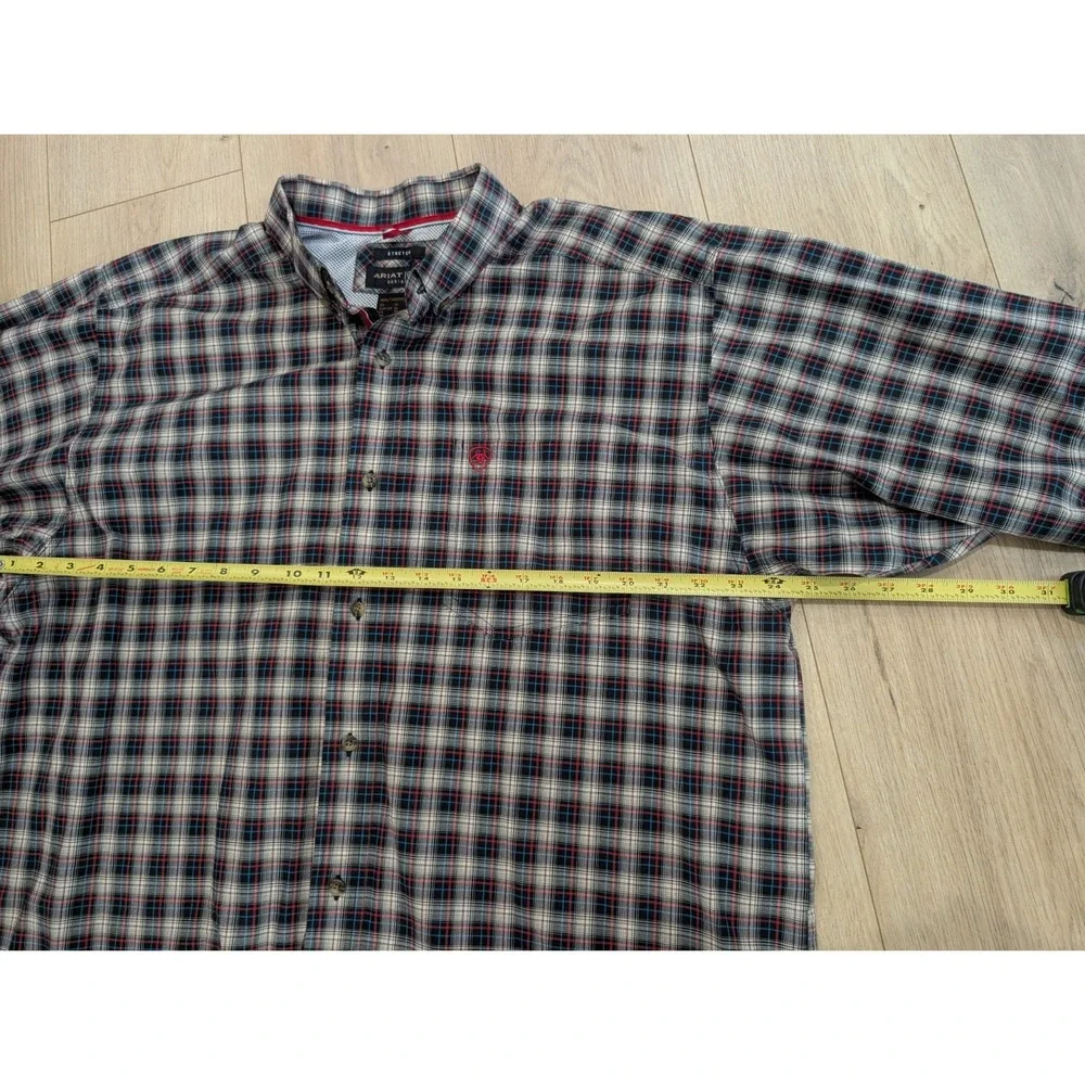 Ariat Pro Series Shirt Mens XL X-Large Western Rodeo Long Sleeve cowboy Stretch